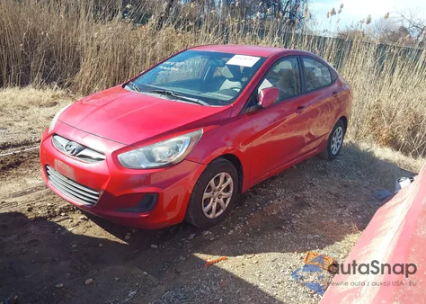 2014 Hyundai Accent Gls из США, поврежденный, VIN KMHCT4AE2EU664897